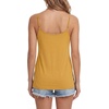 image:imageLYANER Womens Loose Square Neck Spaghetti Straps Slit Side Camisole Tank Cami TopGinger