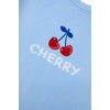 image:imageLYANER Womens Pajamas Set Summer Pjs Short Sleeve Tee and Shorts Sleepwear with PocketsBlue Cherry