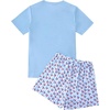 image:imageLYANER Womens Pajamas Set Summer Pjs Short Sleeve Tee and Shorts Sleepwear with PocketsBlue Cherry