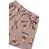 image:imageLYANER Womens Pajamas Set Summer Pjs Short Sleeve Tee and Shorts Sleepwear with PocketsBrown Bear