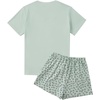 image:imageLYANER Womens Pajamas Set Summer Pjs Short Sleeve Tee and Shorts Sleepwear with PocketsLight Green