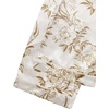 image:imageLYANER Womens Satin Pajamas Set 7pcs Silky Sleepwear Loungewear Cami Shorts and Button Down Long Sleeve Pjs SetFloral Champagne
