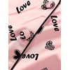 image:imageLYANER Womens Satin Pajamas Set 7pcs Silky Sleepwear Loungewear Cami Shorts and Button Down Long Sleeve Pjs SetHeart Pink