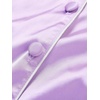 image:imageLYANER Womens Satin Pajamas Set 7pcs Silky Sleepwear Loungewear Cami Shorts and Button Down Long Sleeve Pjs SetPurple