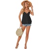 image:imageLYANER Womens Y2K Lace Babydoll Cami Top Sexy Going Out Tops Summer Gothic Camisole Peplum Tank TopsSolid Black