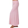 image:imageLYANER Womens Casual High Waist Solid Flare Long Maxi SkirtPink