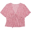 Dark Pink Printed