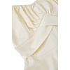 image:imageLYANER Girls Romper Sweetheart Bow Tie Back Short Sleeve Shorts JumpsuitBeige
