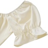 image:imageLYANER Girls Romper Sweetheart Bow Tie Back Short Sleeve Shorts JumpsuitBeige