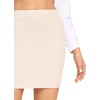image:imageLYANER Womens Basic Ribbed Knit Stretchy Elastic Short Mini Pencil Bodycon SkirtOffwhite