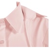 image:imageLYANER Womens Collar V Neck Blouse Long Sleeve Button Down Split Hem Long Shirt TopPink
