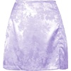 image:imageLYANER Womens Elegant Jacquard Side Split Slit Zipper High Waist Mini Short SkirtLight Purple