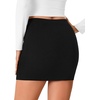 image:imageLYANER Womens High Waisted Bodycon Mini Skirt Casual High Waist Pencil Skirts with Tulip HemBlack