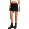 image:imageLYANER Womens Sheer Mesh Lace Mini Skirt Sexy Floral Side Slit Lined Short SkirtBlack