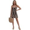 image:imageLYANER Womens Spaghetti Straps V Neck Sleeveless Dressy Casual Romper JumpsuitBlack