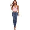 image:imageLYANER Womens V Neck Spaghetti Straps Sleeveless Crop Cami TopsLight Pink