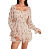 Floral Beige and Pink