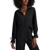 image:imageLYANER Womens 2 Piece Outfits Button Down Long Sleeve Shirt and Wide Leg Pants SetPure Black