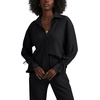image:imageLYANER Womens 2 Piece Outfits Button Down Long Sleeve Shirt and Wide Leg Pants SetPure Black