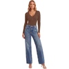 image:imageLYANER Womens Long Sleeve Bodysuit Sexy V Neck Henley Slim Fitted Going Out Tops Button Down LeotardBrown