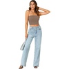 image:imageLYANER Womens Rib Knit Crop Tube Tops Basic Strapless Bandeau Summer Cropped Sleeveless ShirtBrown