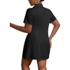image:imageLYANER Womens Split Shirt Dress Collar Neck Button Down Short Sleeve Sexy Mini Dresses Club OutfitsBlack