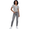 image:imageLYANER Womens Striped Henley V Neck Short Sleeve Dressy Casual Blouse Top ShirtsWhite