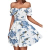 image:imageLYANER womens SoftDeep Blue Floral Print