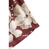 image:imageLYANER Womens 2 Piece Summer Outfits Cami Crop Top and Tropical Floral Shorts SetWine Red