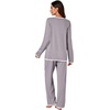image:imageLYANER Womens Long SleeveLadies Soft Pjs Lounge Set Sleepwear Pajama SetGray