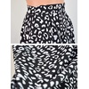 image:imageLYANER Womens Sexy High Waist Leopard Print Side Slit Split Hem Midi A Line SkirtBlack