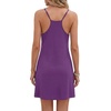 image:imageLYANER Womens V Neck Spaghetti Strap Mini Cami Dress Sleeveless Sexy Summer Beach SundressPurple