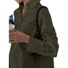 image:imageLYANER Womens V Neck Casual Shirt Dress  Collar Button Down Loose Long Sleeve Mini DressesArmy Green