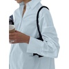 image:imageLYANER Womens V Neck Casual Shirt Dress  Collar Button Down Loose Long Sleeve Mini DressesBaby Blue