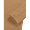 image:imageLYANER Womens V Neck Casual Shirt Dress  Collar Button Down Loose Long Sleeve Mini DressesKhaki Brown