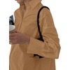 image:imageLYANER Womens V Neck Casual Shirt Dress  Collar Button Down Loose Long Sleeve Mini DressesKhaki Brown