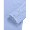 image:imageLYANER Womens V Neck Casual Shirt Dress  Collar Button Down Loose Long Sleeve Mini DressesLight Blue