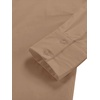 image:imageLYANER Womens V Neck Casual Shirt Dress  Collar Button Down Loose Long Sleeve Mini DressesLight Pure Dark Khaki