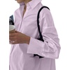 image:imageLYANER Womens V Neck Casual Shirt Dress  Collar Button Down Loose Long Sleeve Mini DressesLight Purple