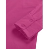 image:imageLYANER Womens V Neck Casual Shirt Dress  Collar Button Down Loose Long Sleeve Mini DressesPurplish Red