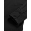 image:imageLYANER Womens V Neck Casual Shirt Dress  Collar Button Down Loose Long Sleeve Mini DressesSolid Black