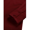 image:imageLYANER Womens V Neck Casual Shirt Dress  Collar Button Down Loose Long Sleeve Mini DressesWine Red