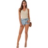 image:imageLYANER Womens Lace Trim V Neck Y2k Cami Top  Ribbed Knit Sleeveless Slim Fitted Basic Going Out Tank Tops Fashion Camisole Trendy UndershirtGreige