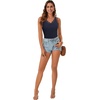 image:imageLYANER Womens Lace Trim V Neck Y2k Cami Top  Ribbed Knit Sleeveless Slim Fitted Basic Going Out Tank Tops Fashion Camisole Trendy UndershirtNavy Blue