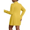 image:imageLYANER Womens Collared Deep V Neck Sexy TopsGinger