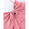 image:imageLYANER Womens Tie Knot Cut Out Sexy Maxi DressBlush Pink