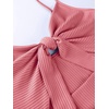 image:imageLYANER Womens Tie Knot Cut Out Sexy Maxi DressDusty Rose