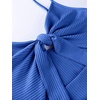 image:imageLYANER Womens Tie Knot Cut Out Sexy Maxi DressRoyal Blue