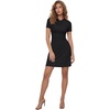 image:imageLYANER Womens Twist Knot Elegant Mini DressBlack