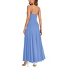 image:imageLYANER Womens V Neck Casual Maxi DressSky Blue